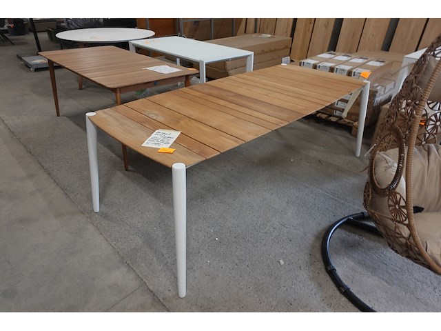 2x diphano outdoor tafel teak - afbeelding 1 van  5