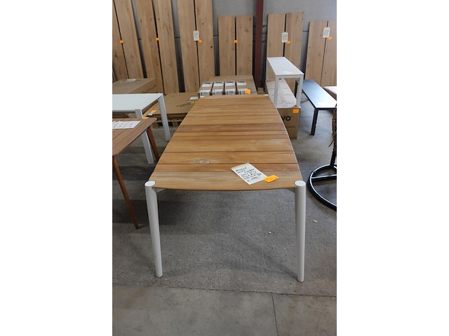 2x diphano outdoor tafel teak - afbeelding 2 van  5