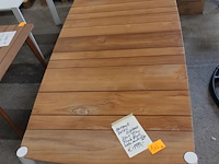2x diphano outdoor tafel teak - afbeelding 4 van  5