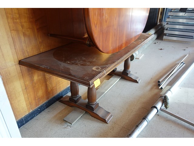 2x diverse houten tafel - afbeelding 8 van  9