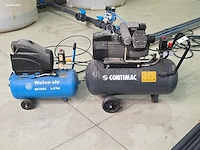 (2x) diverse mobiele compressor contimac, welco...