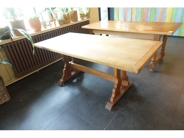 2x diverse tafel in hout - afbeelding 6 van  7