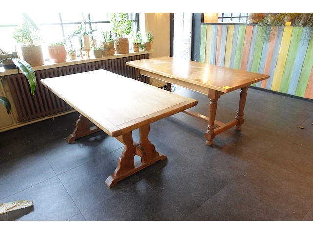 2x diverse tafel in hout - afbeelding 7 van  7