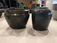 2x diverse terracotta bloempot - afbeelding 1 van  7