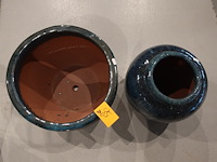 2x diverse terracotta bloempot - afbeelding 5 van  7