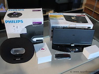 2x docking station philips, modellen ds1155 en dc390, voor ipod/iphone, werking niet gekend - afbeelding 2 van  2
