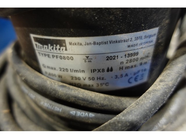 2x dompelpomp makita - afbeelding 5 van  5