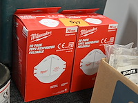 2x doos milwaukee ffp2 maskers - afbeelding 1 van  1
