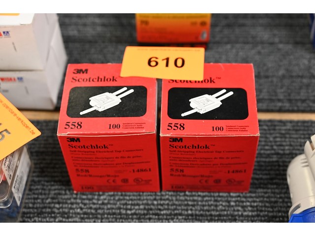 2x doos scotchlock zelfstrippende connectors - afbeelding 1 van  2