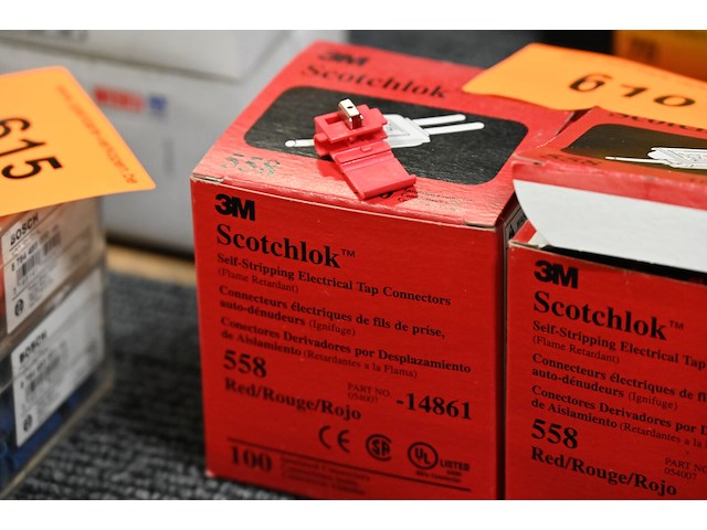 2x doos scotchlock zelfstrippende connectors - afbeelding 2 van  2
