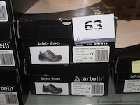 2x doos veiligheidsschoenen, artelli, low shoe pro sorrento src, maat 39, gebruikt