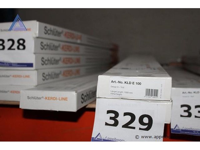 2x douche-afvoersysteem - schlüter - kerdi-line kld e 100 - afbeelding 1 van  3