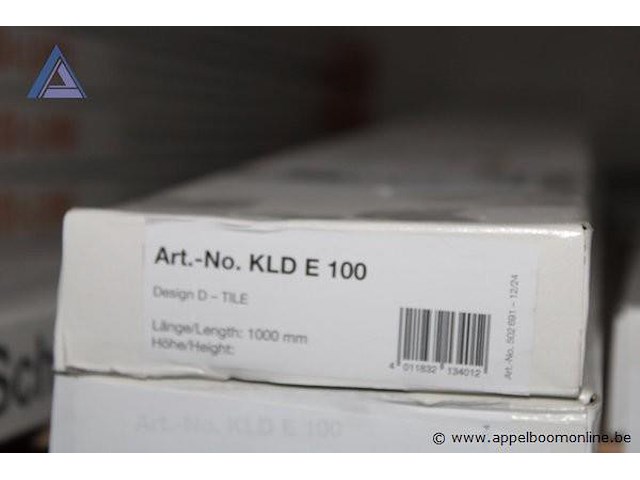 2x douche-afvoersysteem - schlüter - kerdi-line kld e 100 - afbeelding 2 van  3