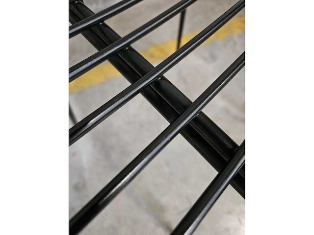 2x draadstoel metaal zwart - afbeelding 6 van  6