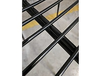 2x draadstoel metaal zwart - afbeelding 6 van  6