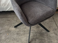 2x draaistoel antraciet - afbeelding 1 van  1