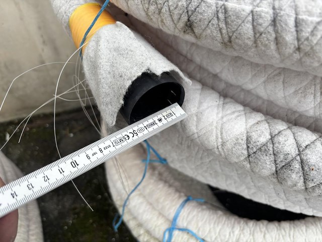 2x drainage-buis geotextiel - d50 - afbeelding 3 van  3
