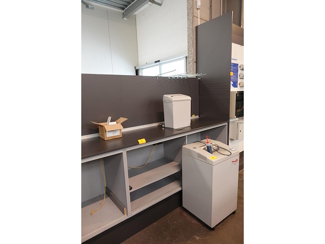 2x dubbel bureaumeubel + wandkast - afbeelding 3 van  5