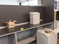 2x dubbel bureaumeubel + wandkast - afbeelding 3 van  5