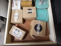 2x dubbele verrijdbare flightcase + inhoud - afbeelding 3 van  12