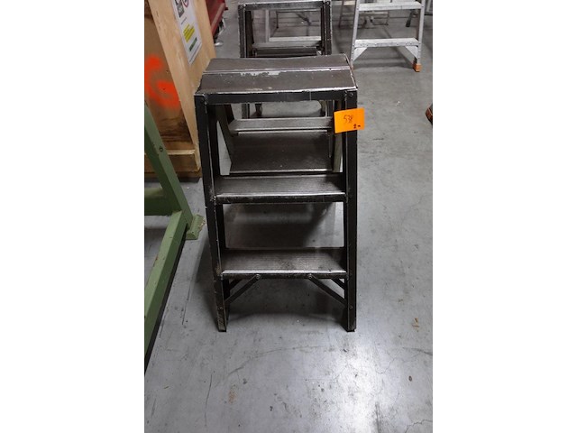 2x dubbelzijdige alu ladder - afbeelding 2 van  4