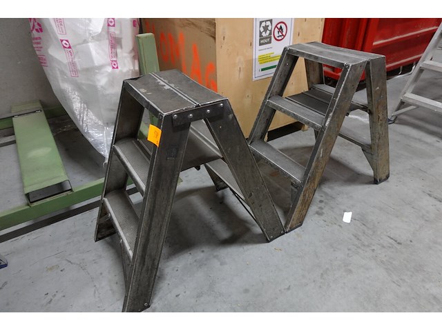 2x dubbelzijdige alu ladder - afbeelding 4 van  4