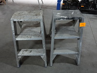2x dubbelzijdige alu ladder - afbeelding 1 van  3