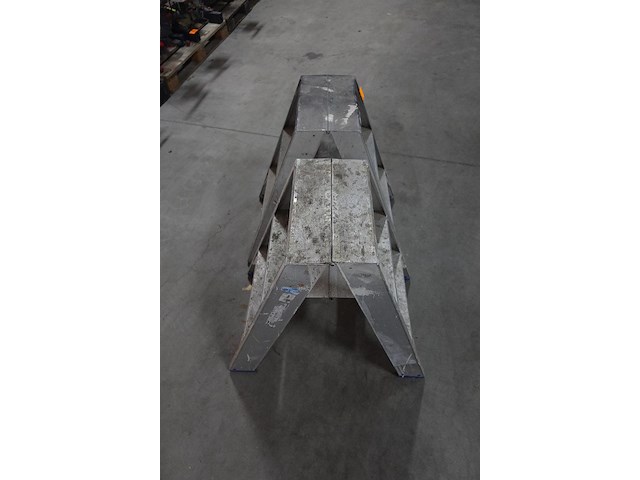 2x dubbelzijdige alu ladder - afbeelding 3 van  3