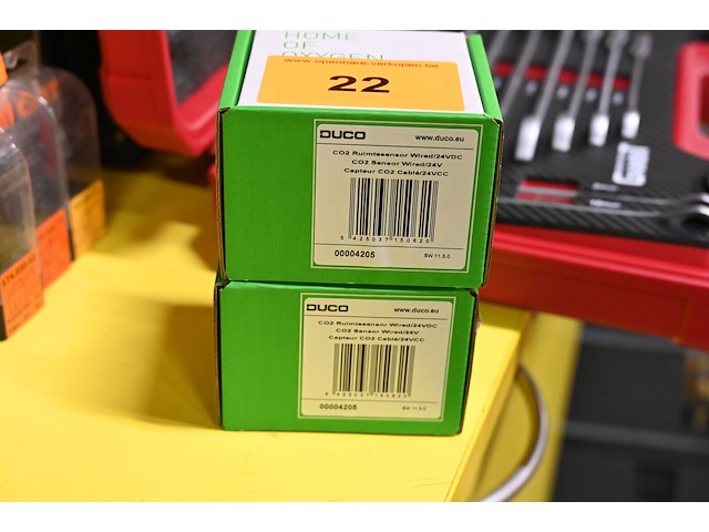2x duco ruimtesensor met bediening - afbeelding 2 van  2