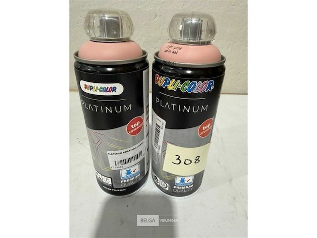 2x dupli color 400ml pink satin mat houdbaar tot 2034 - afbeelding 1 van  3