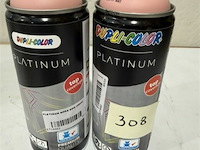 2x dupli color 400ml pink satin mat houdbaar tot 2034 - afbeelding 1 van  3
