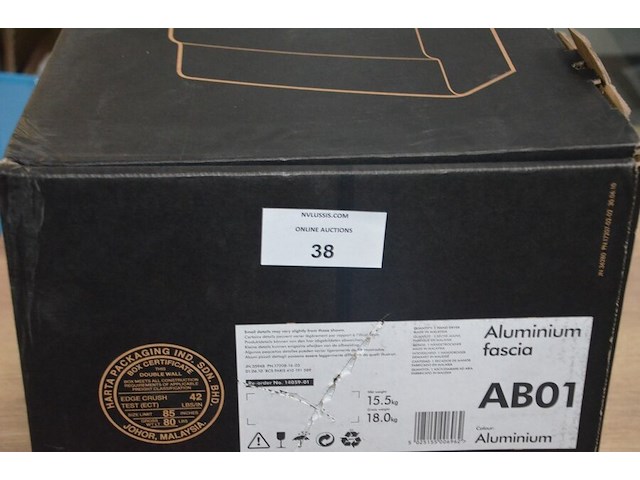 2x dyson airblade ab01 aluminium handdrogers, werking onbekend (b421) - afbeelding 2 van  8