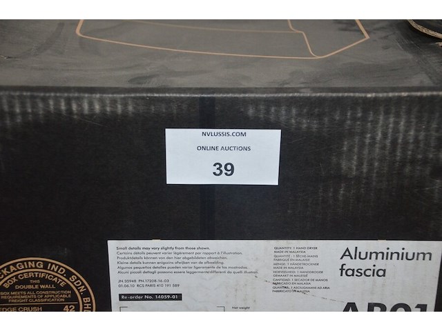 2x dyson airblade ab03 handdrogers, werking onbekend (b421) - afbeelding 2 van  8