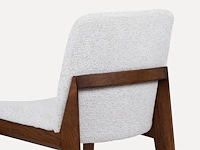 2x eetkamerstoel - walnoot - afbeelding 2 van  5