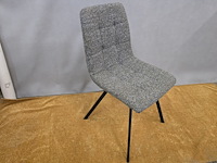 2x eetkamerstoel brink darkgrey fabrics - afbeelding 1 van  3