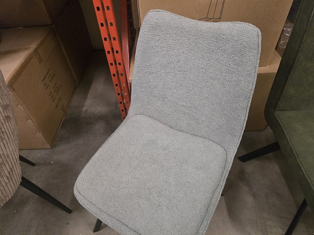 2x eetkamerstoel brink grey fabrics - afbeelding 2 van  4