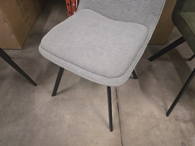 2x eetkamerstoel brink grey fabrics - afbeelding 3 van  4