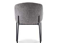 2x eetkamerstoel grey bouclé - afbeelding 5 van  5