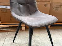 2x eetkamerstoel maxfurn peak antraciet - afbeelding 2 van  2