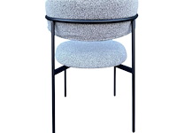 2x eetkamerstoel metalen onderstel grijs - afbeelding 4 van  4