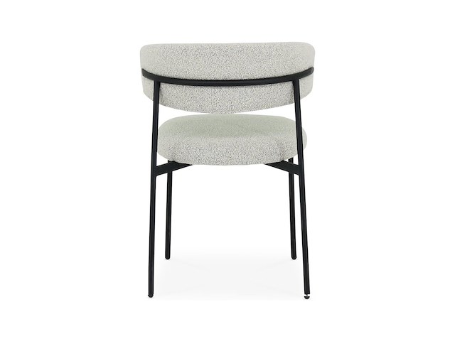 2x eetkamerstoel metalen onderstel - afbeelding 1 van  3