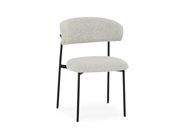 2x eetkamerstoel metalen onderstel - afbeelding 2 van  3