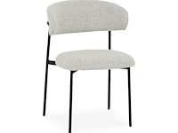 2x eetkamerstoel metalen onderstel - afbeelding 2 van  3