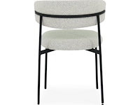 2x eetkamerstoel metalen onderstel - afbeelding 1 van  3