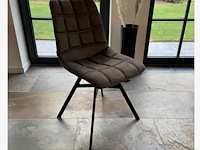 2x eetkamerstoel nyncke antraciet - afbeelding 1 van  2