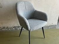 2x eetkamerstoel oasis grey