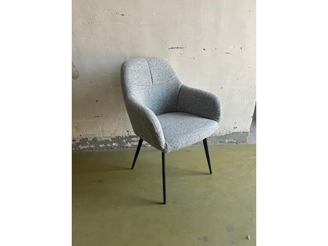 2x eetkamerstoel oasis grey - afbeelding 1 van  2