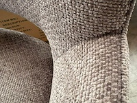 2x eetkamerstoel taupe draaivoet - afbeelding 1 van  2