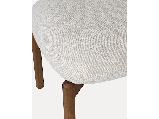 2x eetkamerstoel walnoot afwerking in essenhout - afbeelding 1 van  5