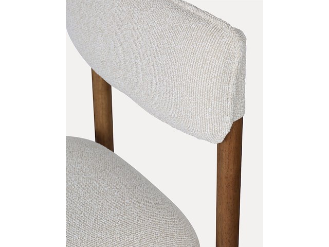 2x eetkamerstoel walnoot afwerking in essenhout - afbeelding 2 van  5